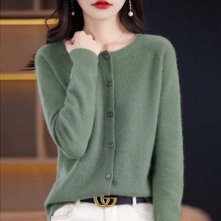Anni Kuscheliger Woll-Cardigan