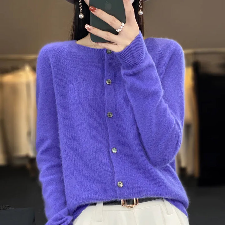 Anni Kuscheliger Woll-Cardigan