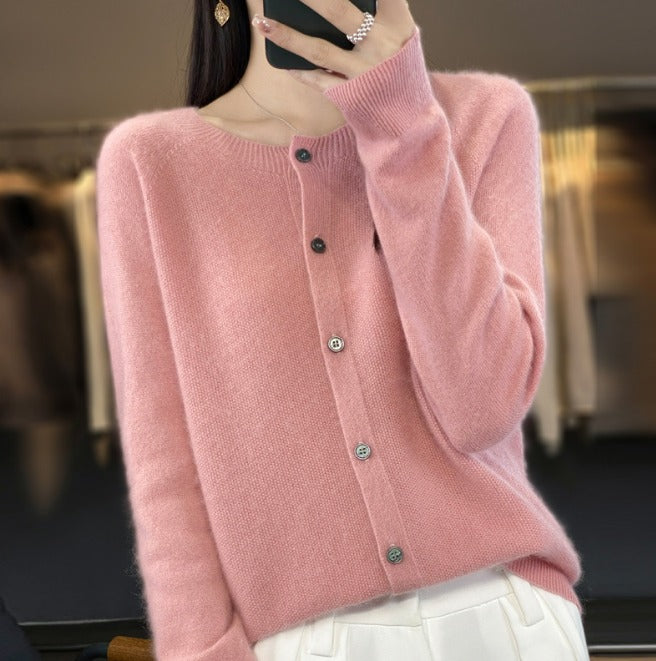 Anni Kuscheliger Woll-Cardigan