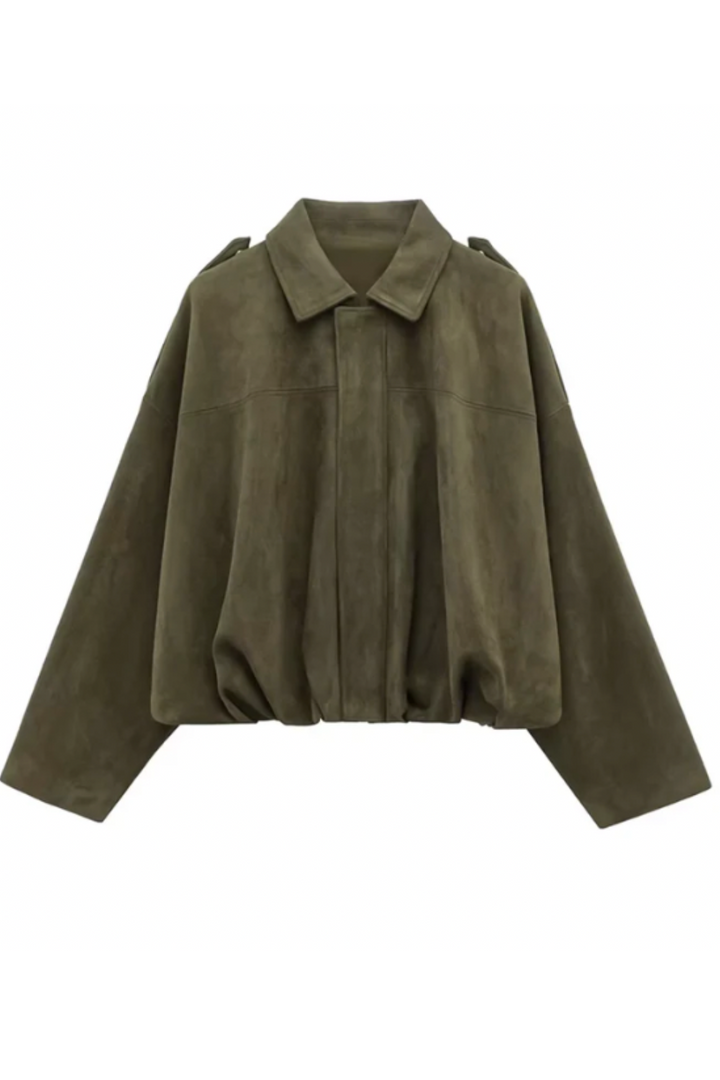 Anneliese™ – Wildleder-Bomberjacke