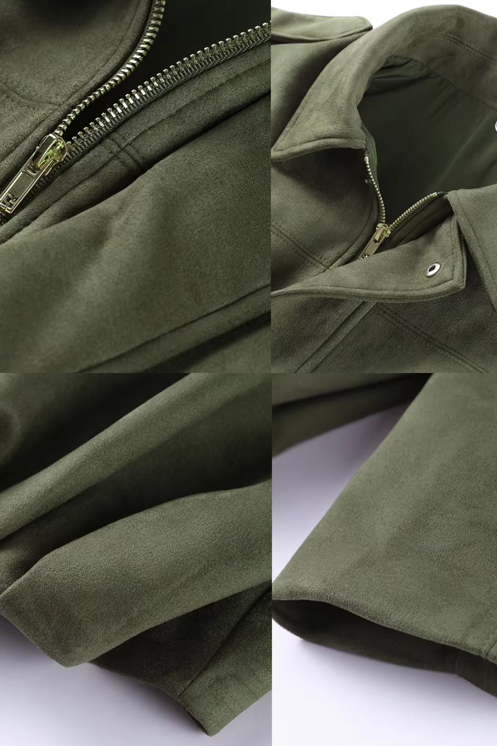Anneliese™ – Wildleder-Bomberjacke