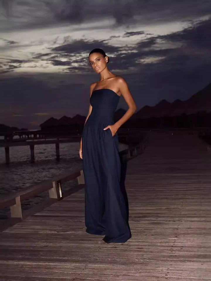 Emilia™ – Eleganter trägerloser Jumpsuit