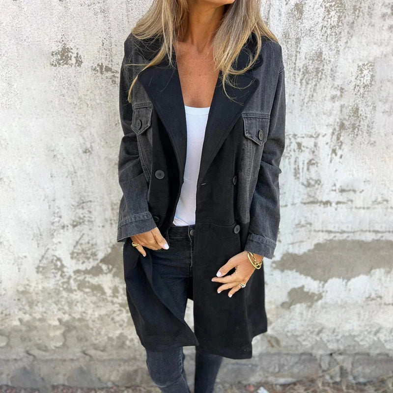 Astrid™ | Damen-Jeansmantel