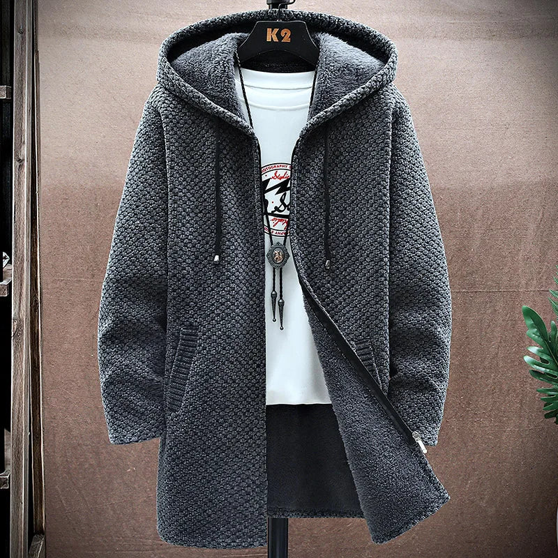 Klaus™ – Strick-Kapuzenpullover