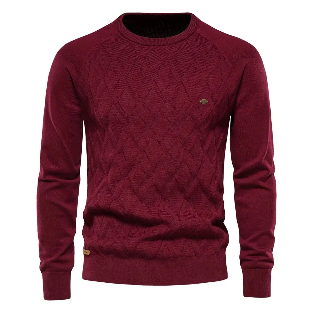 Viva Mode | Herrenpullover mit Karomuster