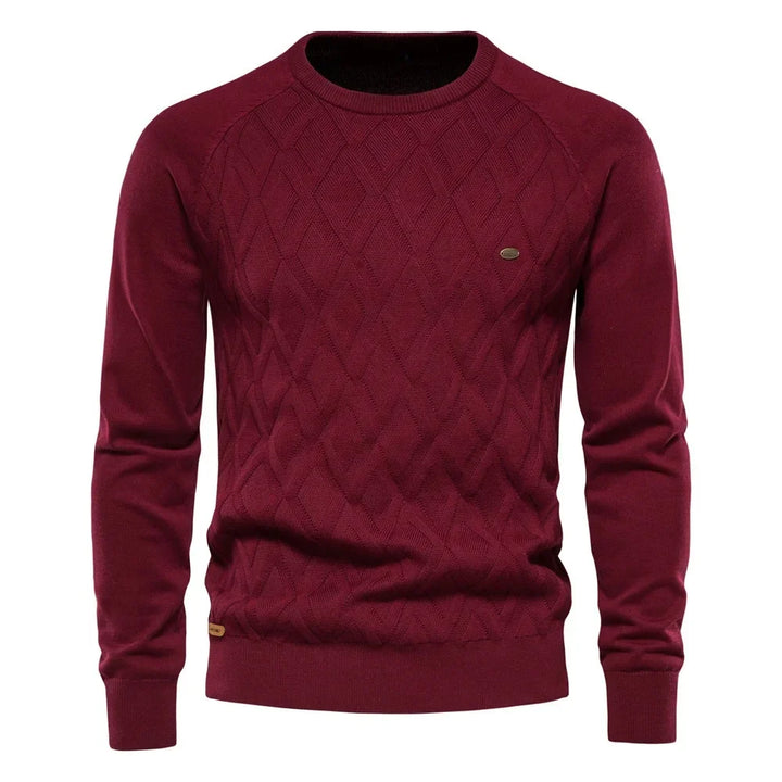 Viva Mode | Herrenpullover mit Karomuster