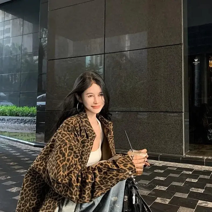 Luna | Trendy Leopardenjacke