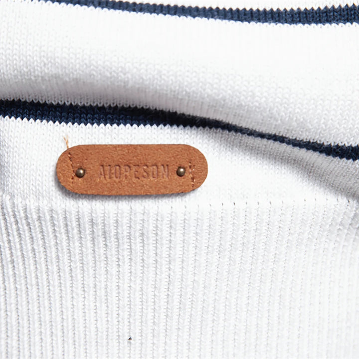 Viva Mode | Herren-Gestreifter Pullover