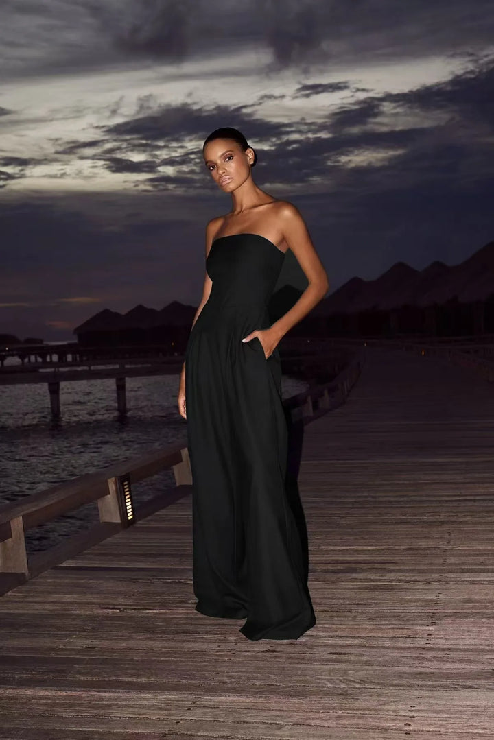 Emilia™ – Eleganter trägerloser Jumpsuit