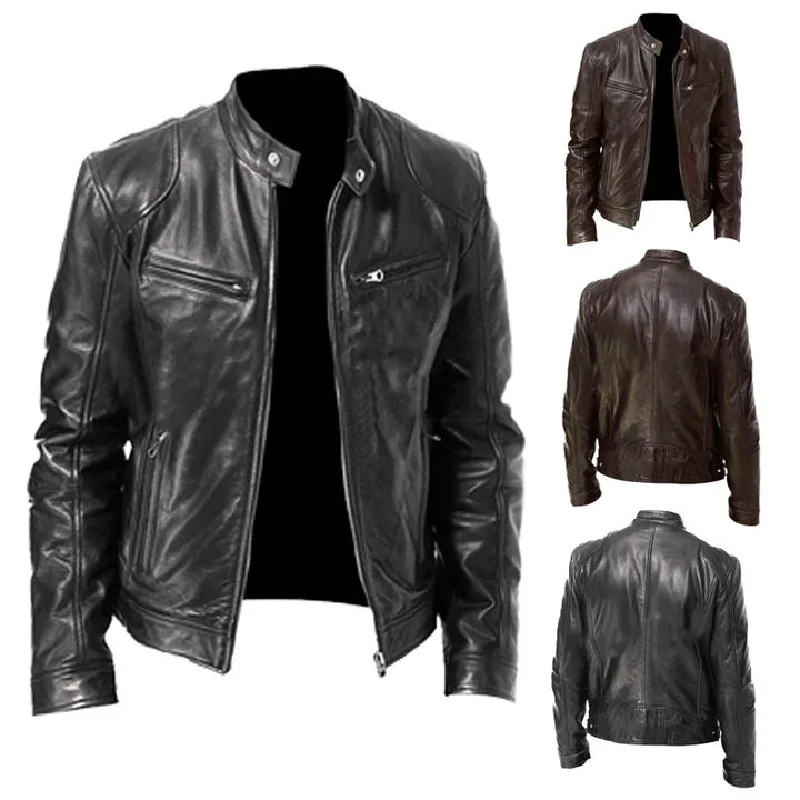 Amelia® | Lässige Lederjacke