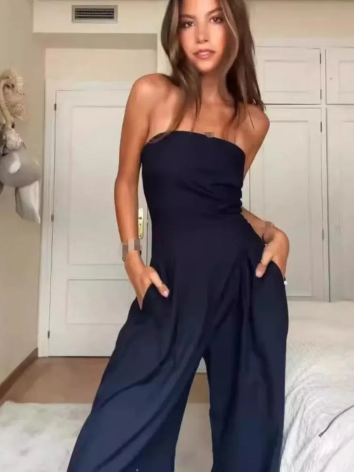 Emilia™ – Eleganter trägerloser Jumpsuit