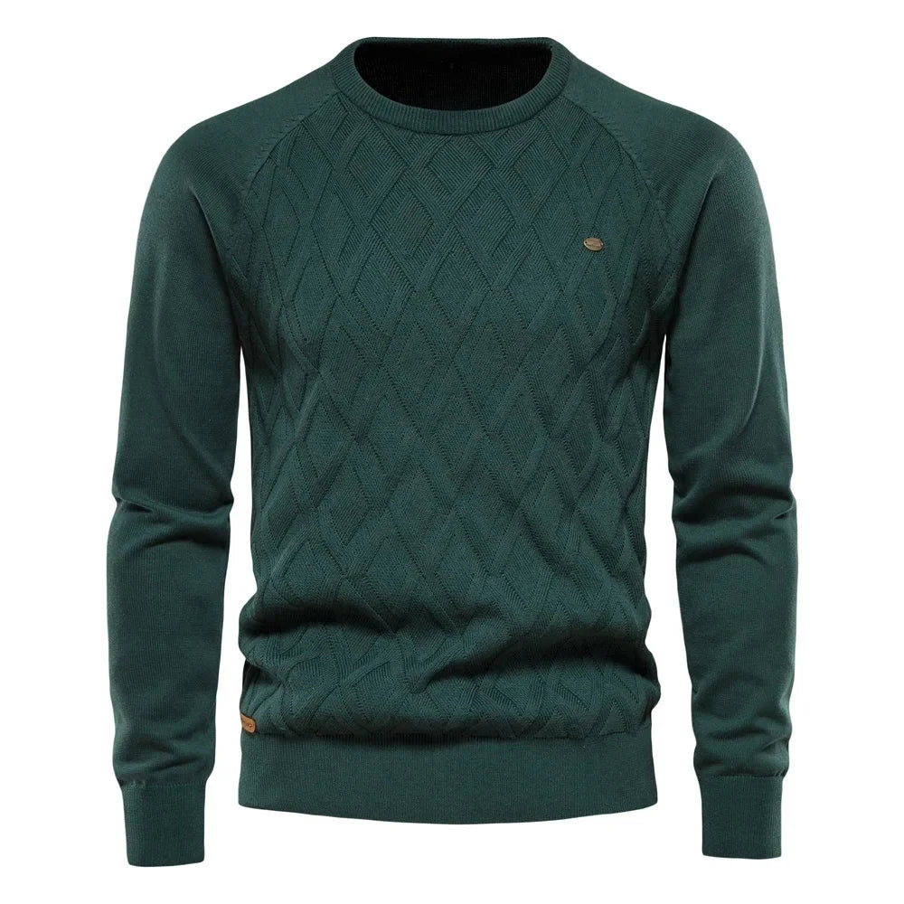 Viva Mode | Herrenpullover mit Karomuster