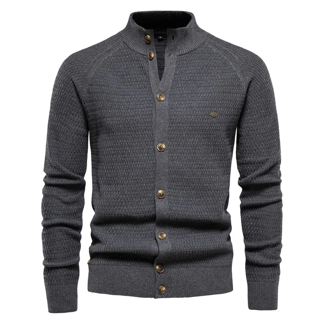 Viva Mode | Herren Exklusiver Baumwoll-Cardigan