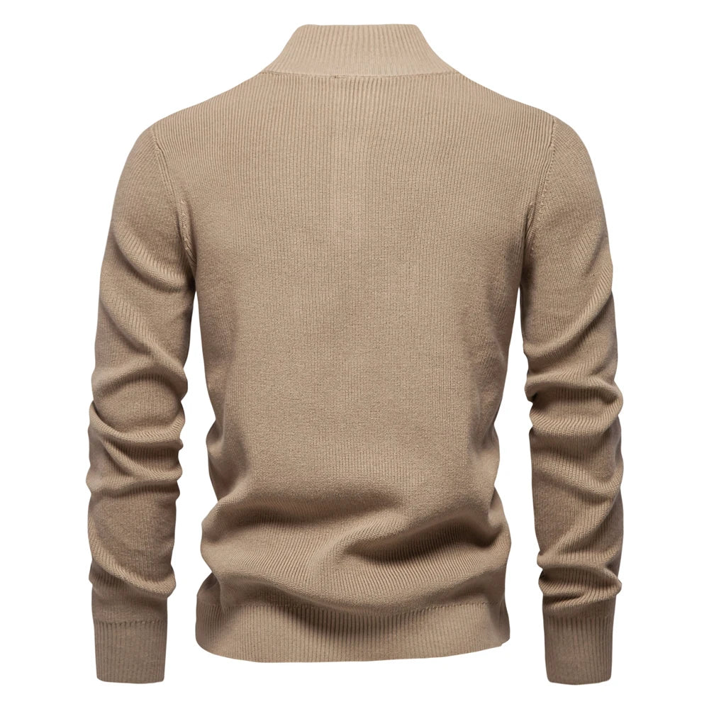 Viva Mode | Herrenpullover mit Knopfdesign
