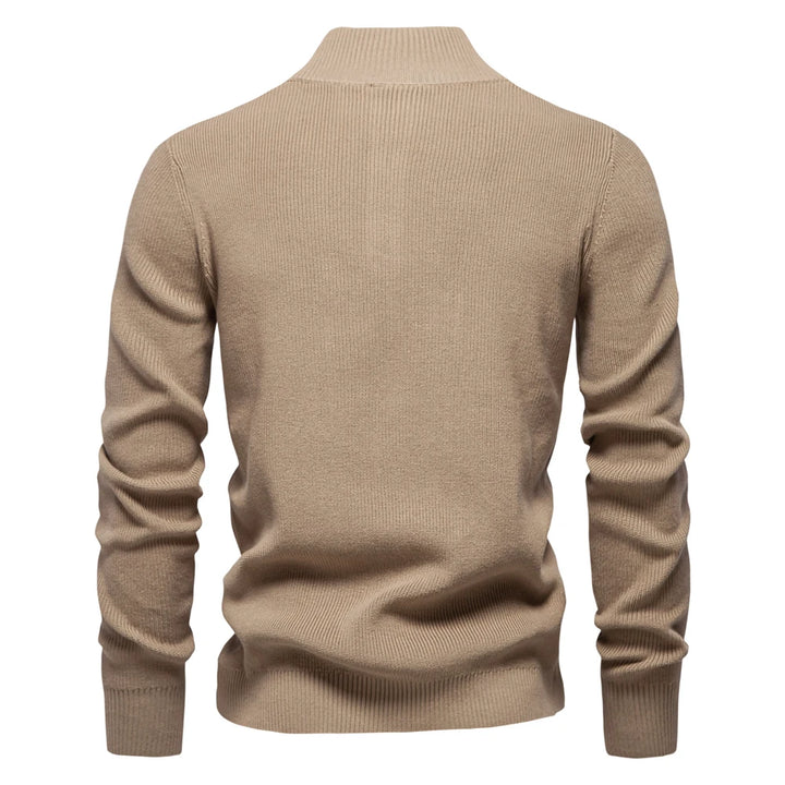 Viva Mode | Herrenpullover mit Knopfdesign