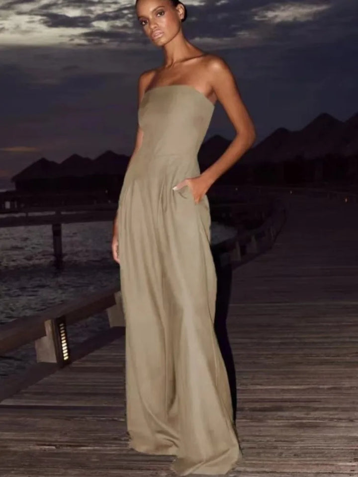Emilia™ – Eleganter trägerloser Jumpsuit