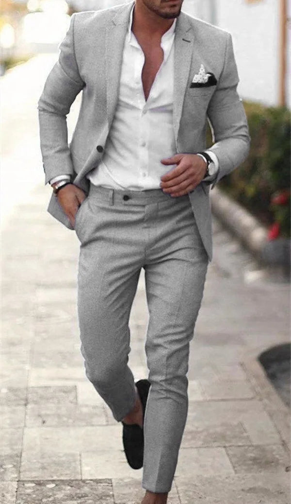 Alonso™ – Eleganter Herrenanzug (Sakko + Hose)