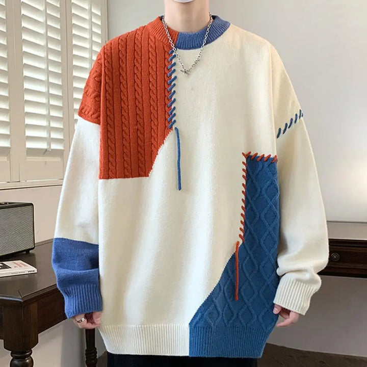 Viva Mode Amor™ | Patchwork Harmonie Pullover