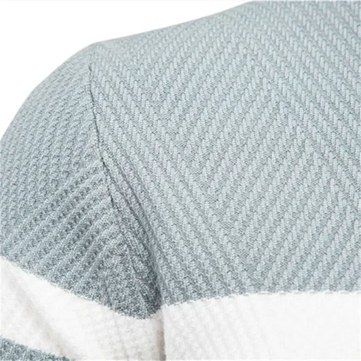 Viva Mode | Herrenpullover mit Fischgrätenmuster