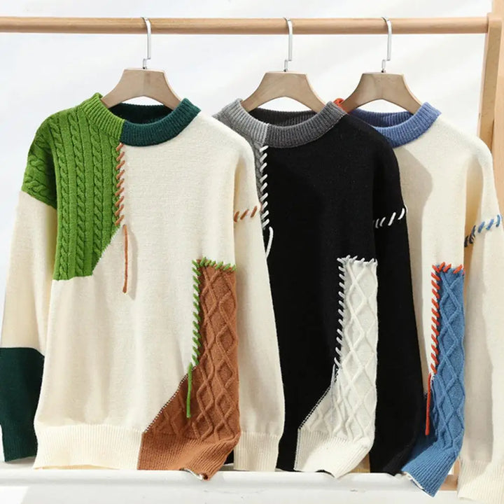 Viva Mode Amor™ | Patchwork Harmonie Pullover
