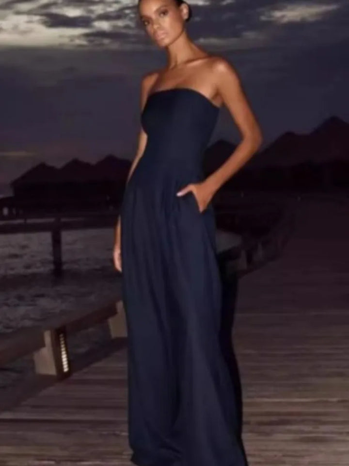 Emilia™ – Eleganter trägerloser Jumpsuit