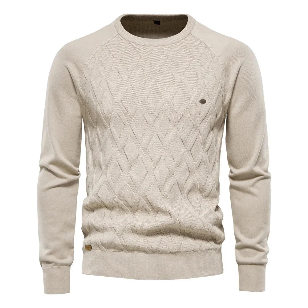 Viva Mode | Herrenpullover mit Karomuster