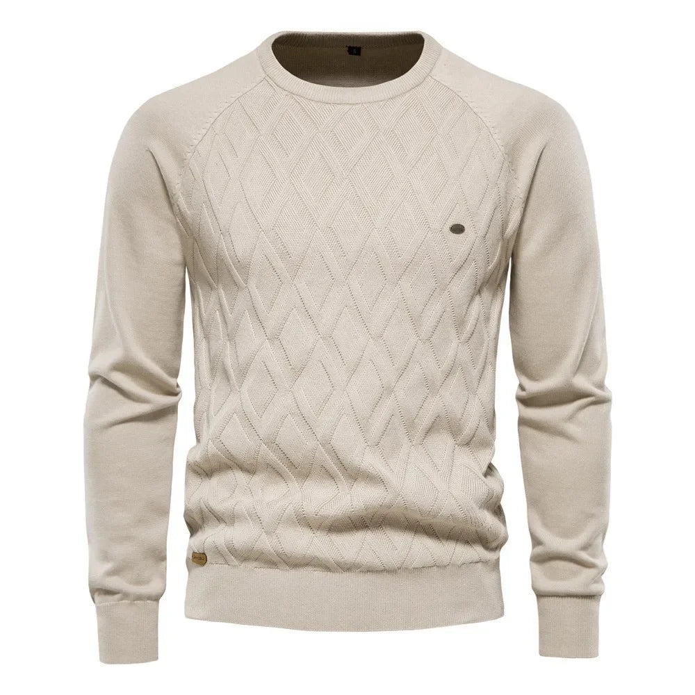 Viva Mode | Herrenpullover mit Karomuster