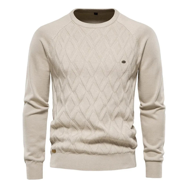 Viva Mode | Herrenpullover mit Karomuster