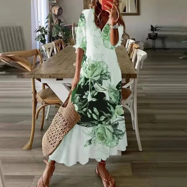 Dianna™ – Boho Kleid mit Bauchbedeckung