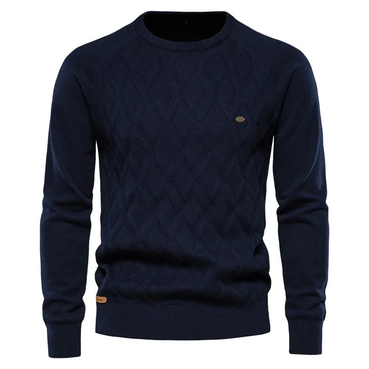 Viva Mode | Herrenpullover mit Karomuster