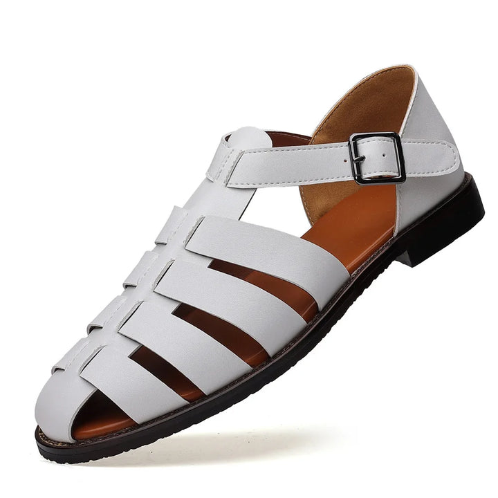 Viva Mode | Premium-Ledersandalen für Herren