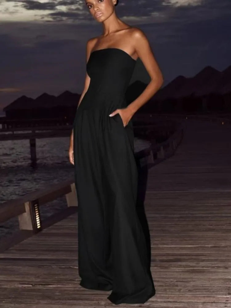 Emilia™ – Eleganter trägerloser Jumpsuit