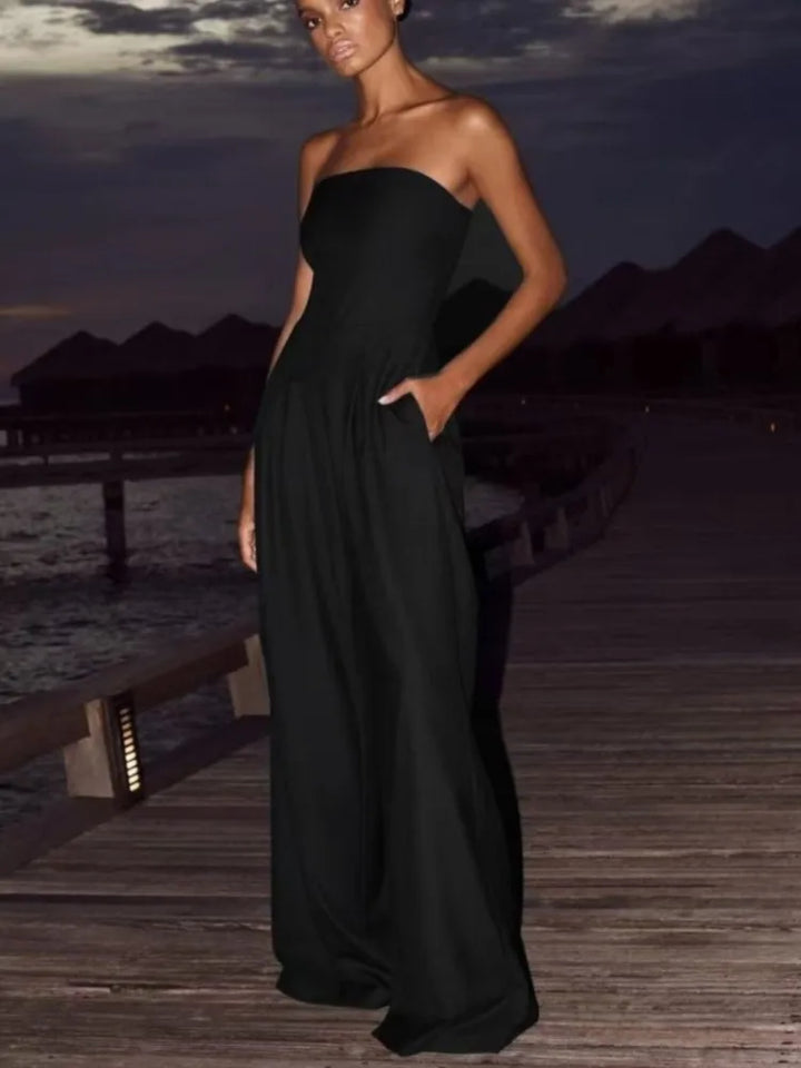 Emilia™ – Eleganter trägerloser Jumpsuit