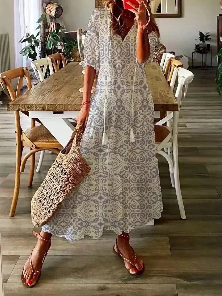 Dianna™ – Boho Kleid mit Bauchbedeckung