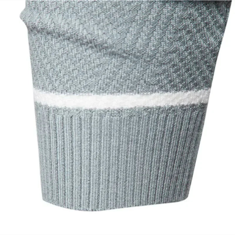 Viva Mode | Herrenpullover mit Fischgrätenmuster