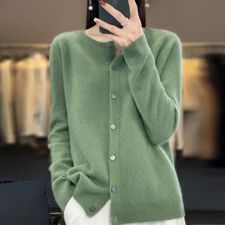 Anni Kuscheliger Woll-Cardigan