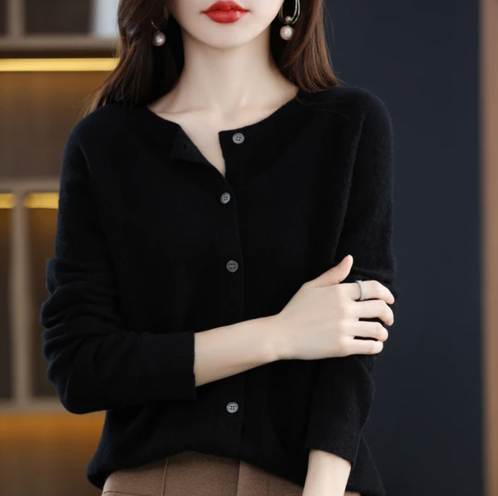 Anni Kuscheliger Woll-Cardigan