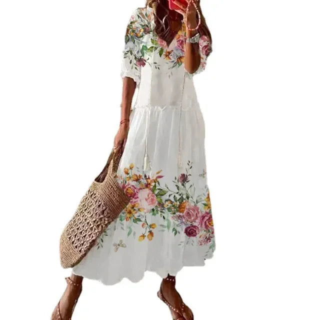 Dianna™ – Boho Kleid mit Bauchbedeckung