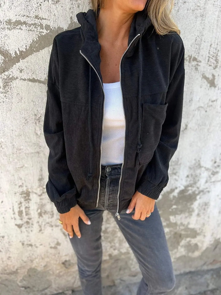 Romy | Cordhosen Zip Hoodie